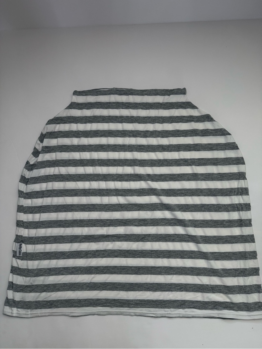 Nursing Cover - Grey & White Stripes